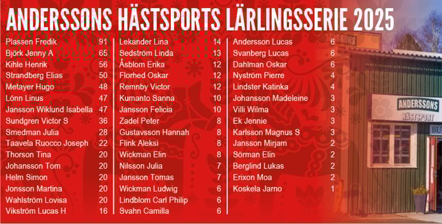 lärlingsserien 2025 efter grundserien